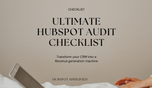 HubSpot Audit Checklist (300 x 175  px)