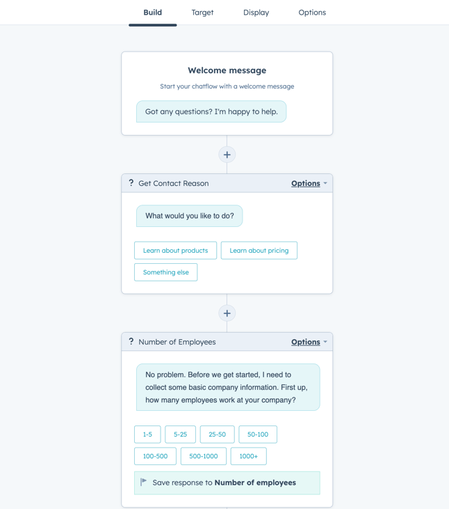 Configure HubSpot Chatflows